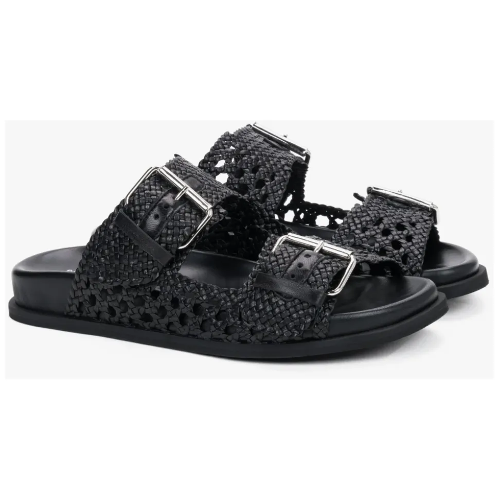 Leather Slides