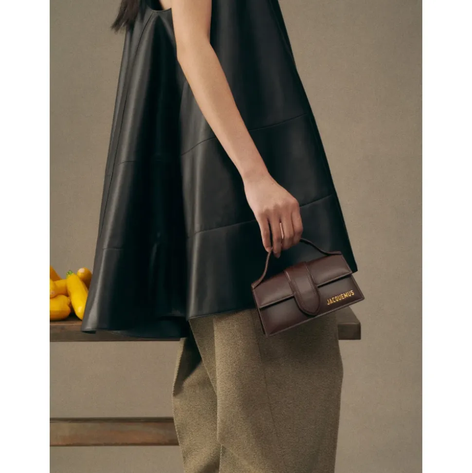 Le Bambino Sac en Cuir Marron