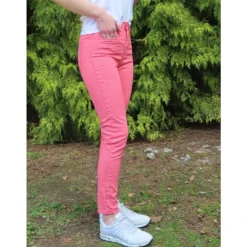 Lenny Pantalon Slim Taille Haute