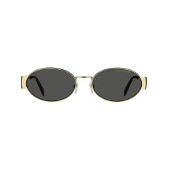 Les lunettes de soleil rondes classiques avec logo