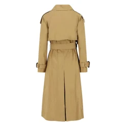 Long Trench-Coat Fitzrovia en Toile avec Doublure