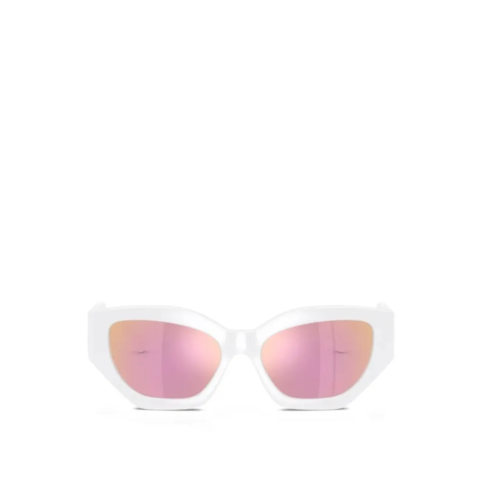Lunettes de soleil à monture géométrique