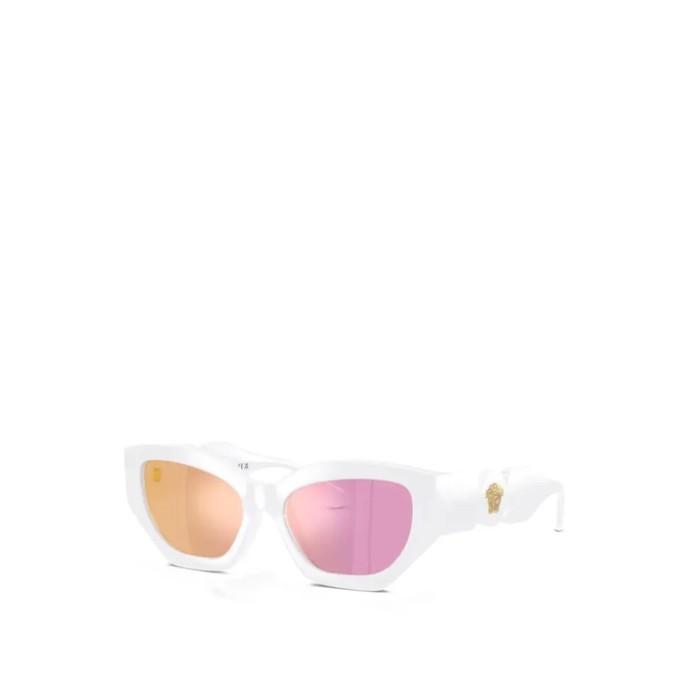 Lunettes de soleil à monture géométrique