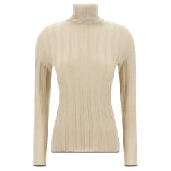 Lurex Turtleneck Sweater
