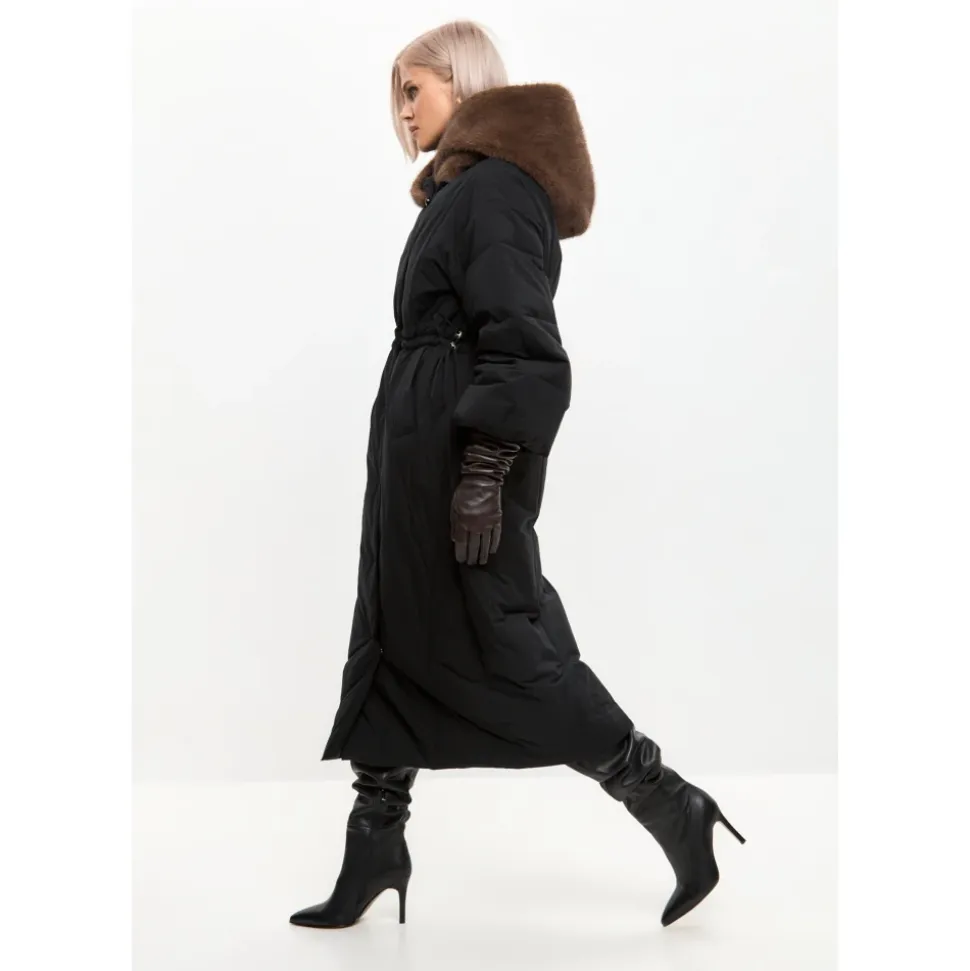 Manteau d`hiver à capuche