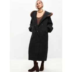 Manteau d`hiver à capuche