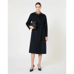 Manteau en laine, cachemire et soie