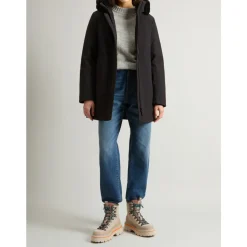 Manteau Parka en Duvet Noir