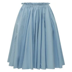 Midi A-line Skirt