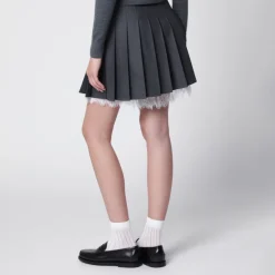 Mini-jupe plissée