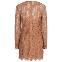 Mini-robe en dentelle avec nœuds