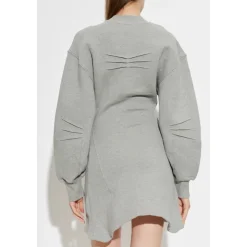 Mini-robe en jersey de coton chiné