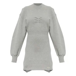Mini-robe en jersey de coton chiné