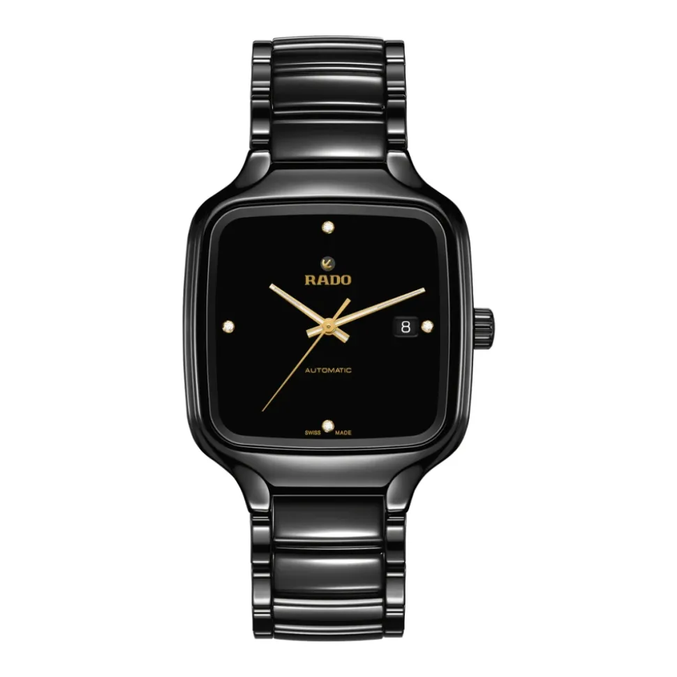 Montre Carrée Automatique Diamants