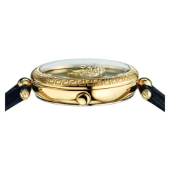 Montre Palazzo Bracelet en Cuir Noir