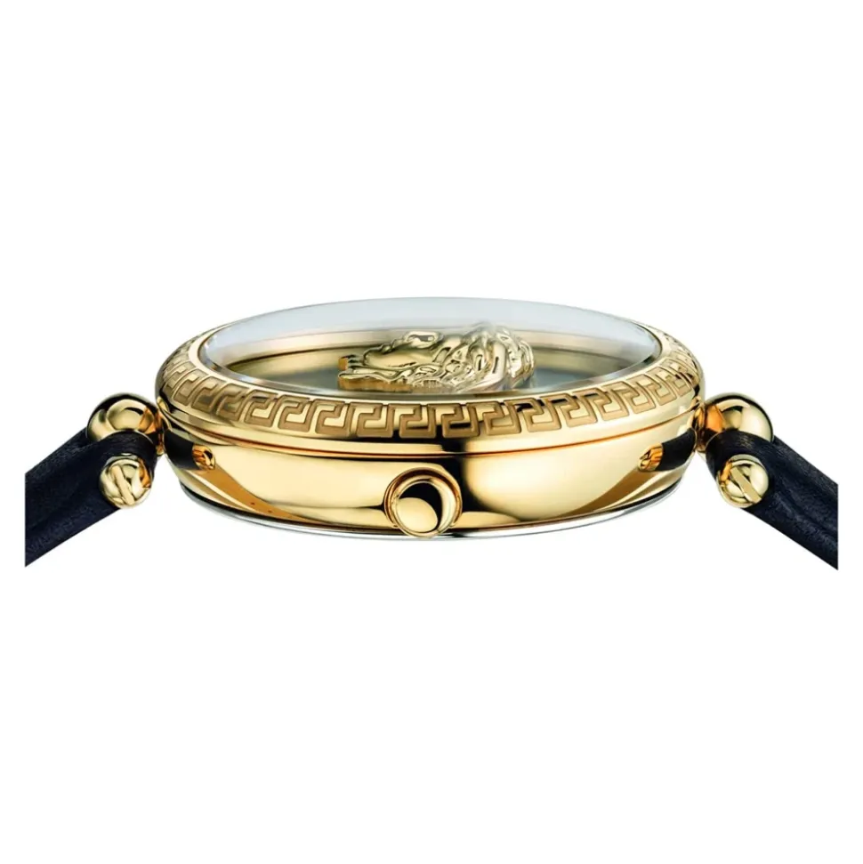 Montre Palazzo Bracelet en Cuir Noir