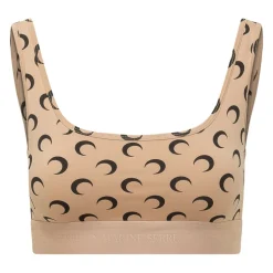 Moon Printed Jersey Sports Bra