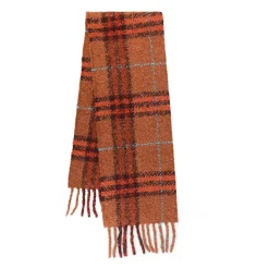 Mu G Check Boucle Scarf