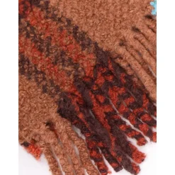 Mu G Check Boucle Scarf