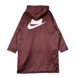 Nuit Maroon Parka Longue Veste Femme