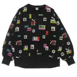 Oversized All Over Print Crew