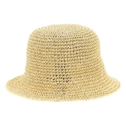 Pablo Crochet Straw Cloche Hat