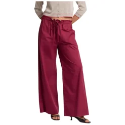 Pantalon ample en coton à taille élastique