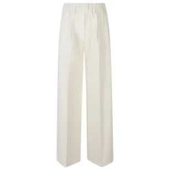 Pantalon ample en sergé de coton fluide