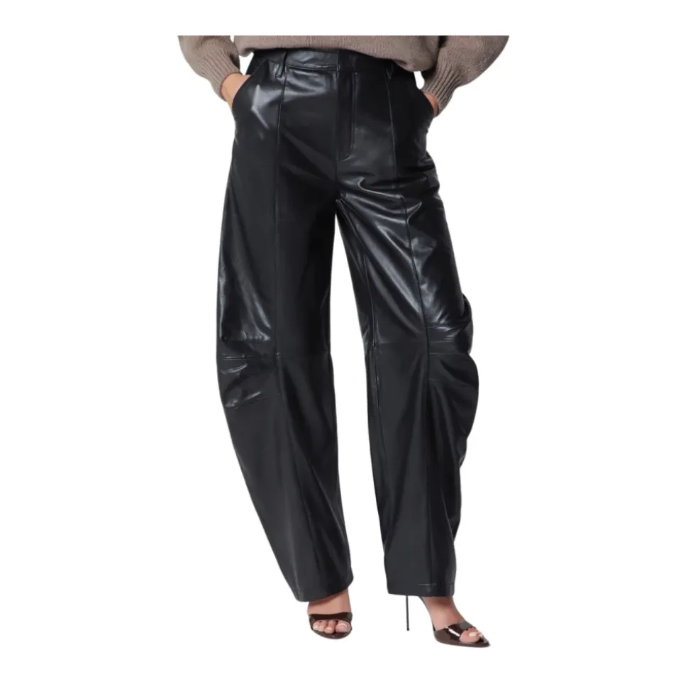 Pantalon Cargo en Cuir