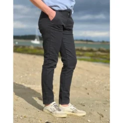 Pantalon Charlie en Coton et Lin