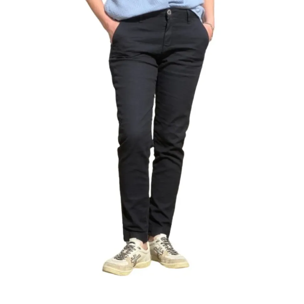 Pantalon Charlie en Coton et Lin