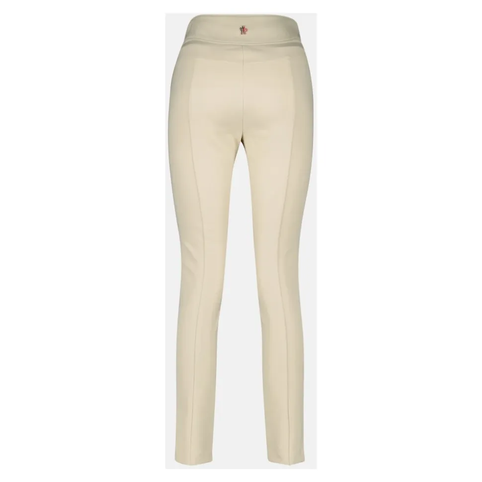 Pantalon de ski beige slim fit
