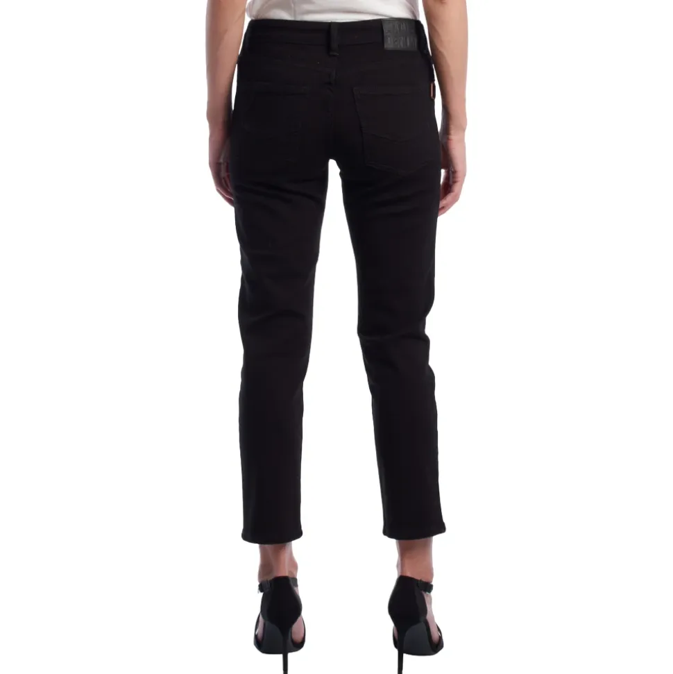 Pantalon en Denim Droit Classique
