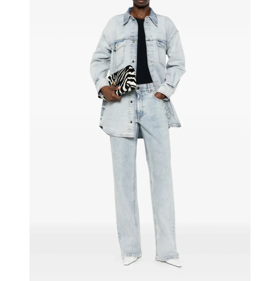 Pantalon en jean droit
