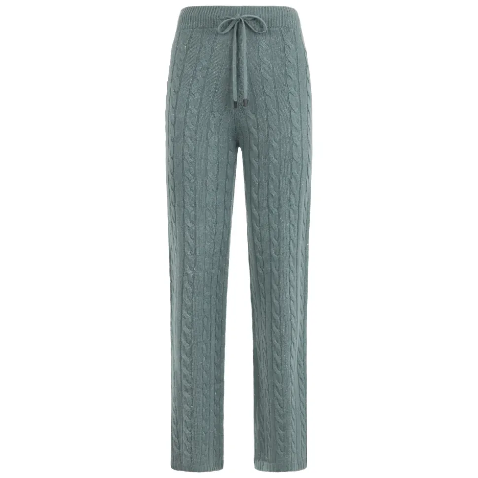 Pantalon en maille épaisse à cordon de serrage