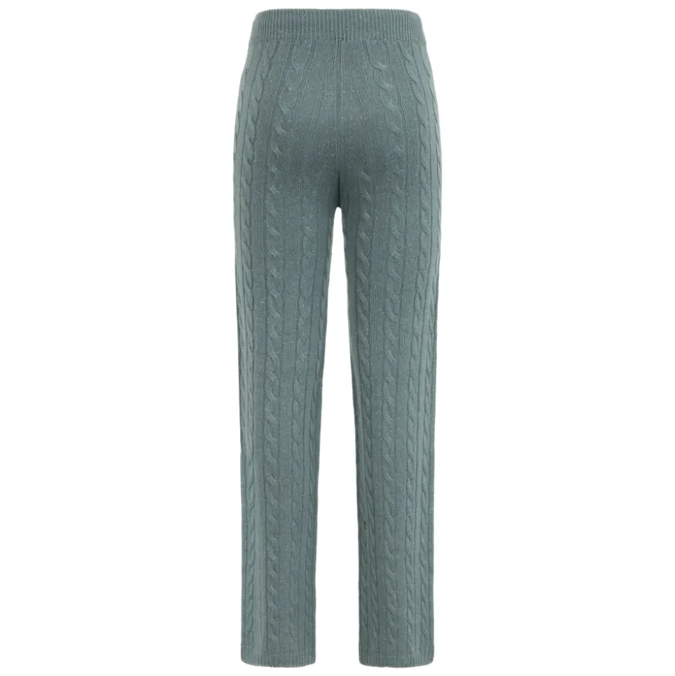 Pantalon en maille épaisse à cordon de serrage