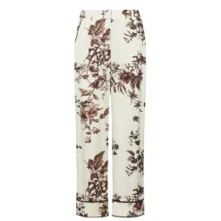 Pantalon Large en Viscose Satinée