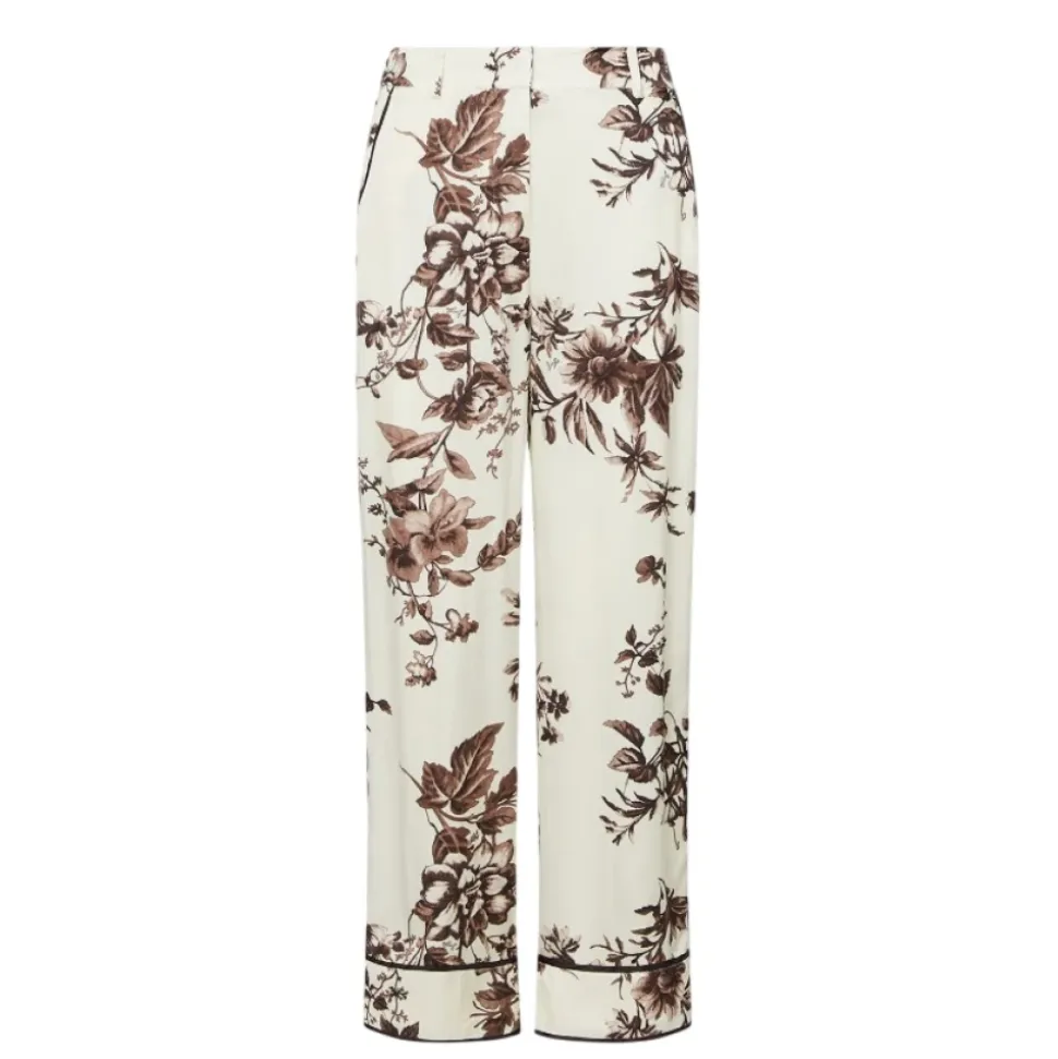 Pantalon Large en Viscose Satinée