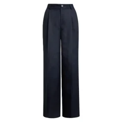 Pantalon large tissé