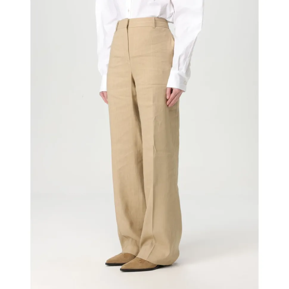 Pantalon Lin-Viscose Stretch