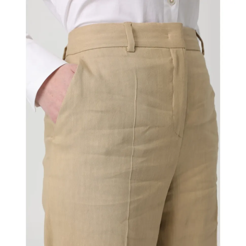 Pantalon Lin-Viscose Stretch