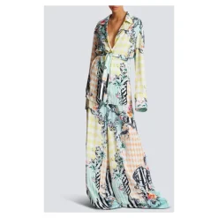Pantalon Palazzo imprimé Baroque
