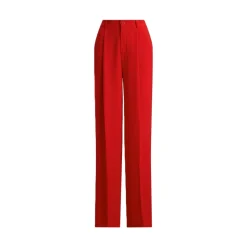 Pantalon Tailleur Plissé en Georgette
