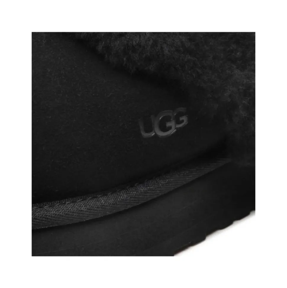 Pantoufles Disquette Black