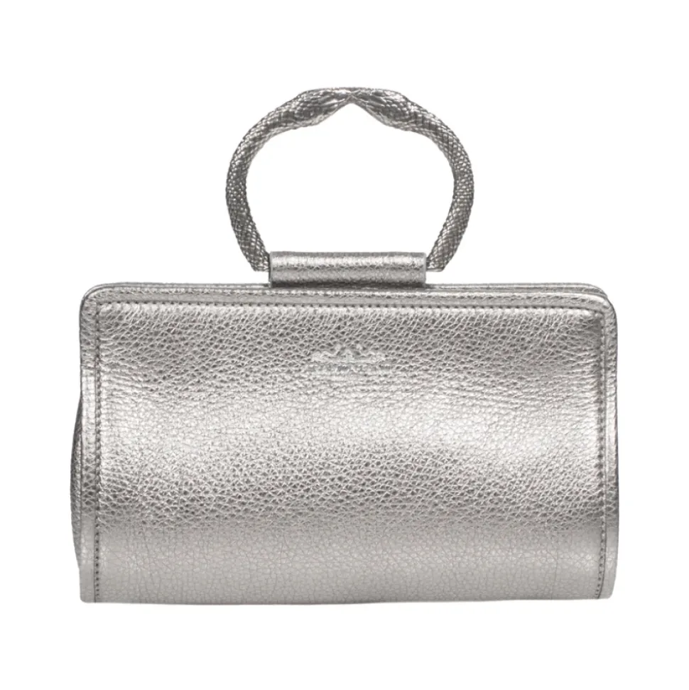 Pochette en Cuir avec Bandoulière Amovible