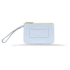 Pochette en Cuir pour Femme avec Fermeture Éclair