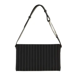 Pochette en fresco de lana gessato