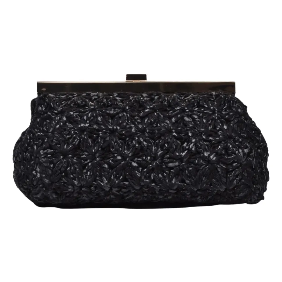 Pochette en rafia