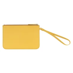 Pochette Femme en Cuir avec Fermeture Éclair