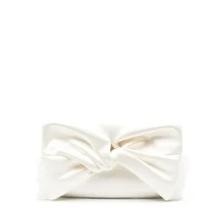 Pochette à rabat avec détails effilochés